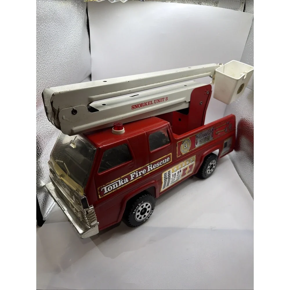 Tonka Fire Rescue Snorkel Unit 3 Pressed Steel.